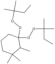 2,3,3-Trimethyl-1,1-bis(tert-pentylperoxy)cyclohexane Struktur