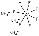 Ammonium heptafluorozirconate(IV) Struktur