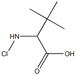 2-Chloroamino-3,3-dimethylbutyric acid Struktur