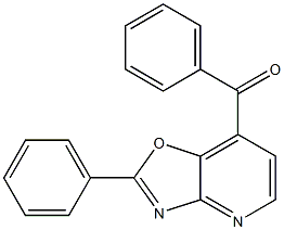 2-(Phenyl)-7-benzoyloxazolo[4,5-b]pyridine Struktur