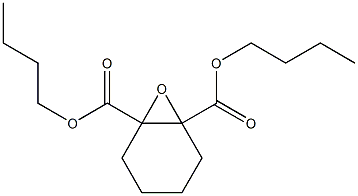 7-Oxabicyclo[4.1.0]heptane-1,6-dicarboxylic acid dibutyl ester Struktur