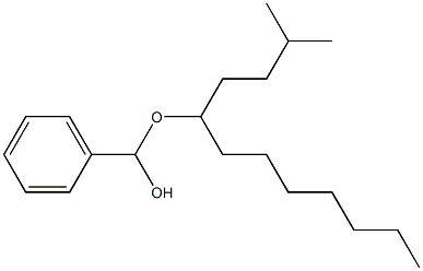 Benzaldehyde 3-methylbutyloctyl acetal Struktur