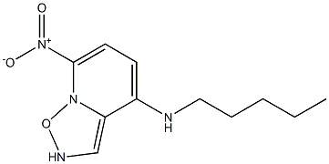 4-Pentylamino-7-nitrobenzofurazane Struktur