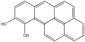 Benzo[a]pyrene-9,10-diol Struktur