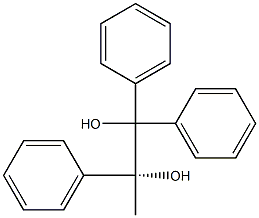 [R,(-)]-1,1,2-Triphenyl-1,2-propanediol Struktur