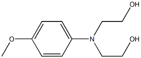 2,2'-[(4-Methoxyphenyl)imino]bisethanol Struktur