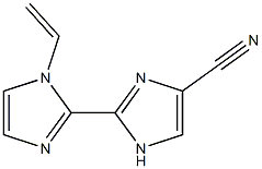 1'-Ethenyl-2,2'-bi-1H-imidazole-4-carbonitrile Struktur