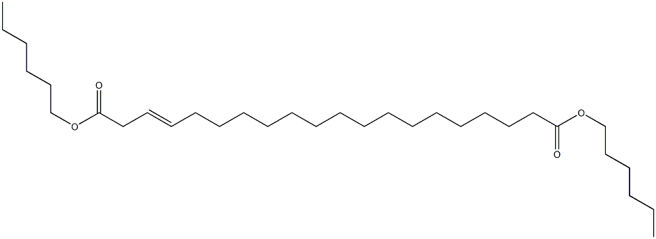 3-Icosenedioic acid dihexyl ester Struktur