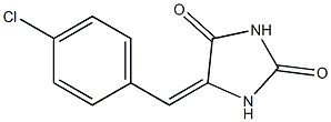 5-(4-Chlorobenzylidene)hydantoin Struktur