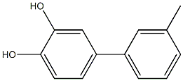 4-(3-Methylphenyl)benzene-1,2-diol Struktur