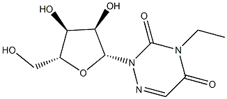 3-Ethyl-6-azauridine Struktur