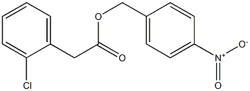 2-Chlorobenzeneacetic acid 4-nitrobenzyl ester Struktur