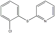 2-Chlorophenyl 2-pyridyl sulfide Struktur