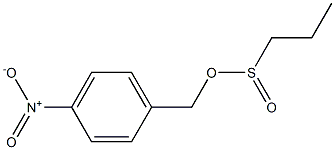 Propane-1-sulfinic acid 4-nitrobenzyl ester Struktur