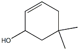 5,5-Dimethyl-2-cyclohexen-1-ol Struktur