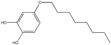 4-Octyloxypyrocatechol Struktur