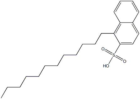 1-Dodecyl-2-naphthalenesulfonic acid Struktur