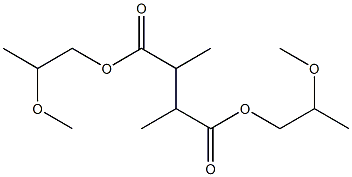 2,3-Dimethylsuccinic acid bis(2-methoxypropyl) ester Struktur