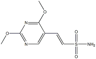 2-(2,4-Dimethoxypyrimidin-5-yl)ethenesulfonamide Struktur