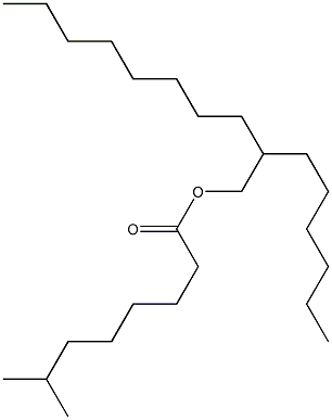 7-Methyloctanoic acid 2-hexyldecyl ester Struktur