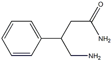 4-Amino-3-phenylbutyramide Struktur