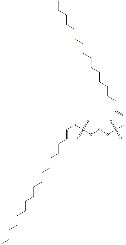 Bis[(1-heptadecenyloxy)sulfonyloxy]calcium Struktur