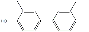 2-Methyl-4-(3,4-dimethylphenyl)phenol Struktur