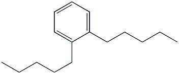 1,2-Dipentylbenzene Struktur