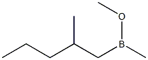 (2-Methylpentyl)(methyl)(methoxy)borane Struktur