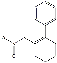 2-Phenyl-1-(nitromethyl)cyclohexene Struktur