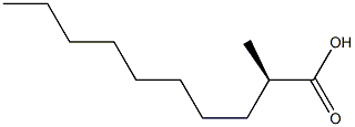 (R)-2-Methyldecanoic acid Struktur