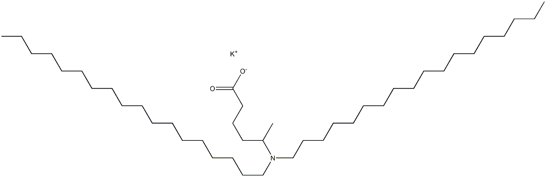 5-(Dioctadecylamino)hexanoic acid potassium salt Struktur