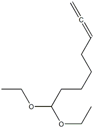 6,7-Octadienal diethyl acetal Struktur