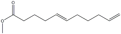 5,10-Undecadienoic acid methyl ester Struktur