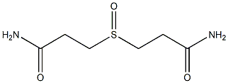 3,3'-Sulfinyldipropionamide Struktur