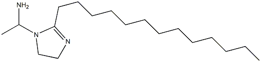 1-(1-Aminoethyl)-2-tridecyl-2-imidazoline Struktur