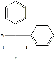 1-Bromo-1-phenyl-1-phenyl-2,2,2-trifluoroethane Struktur