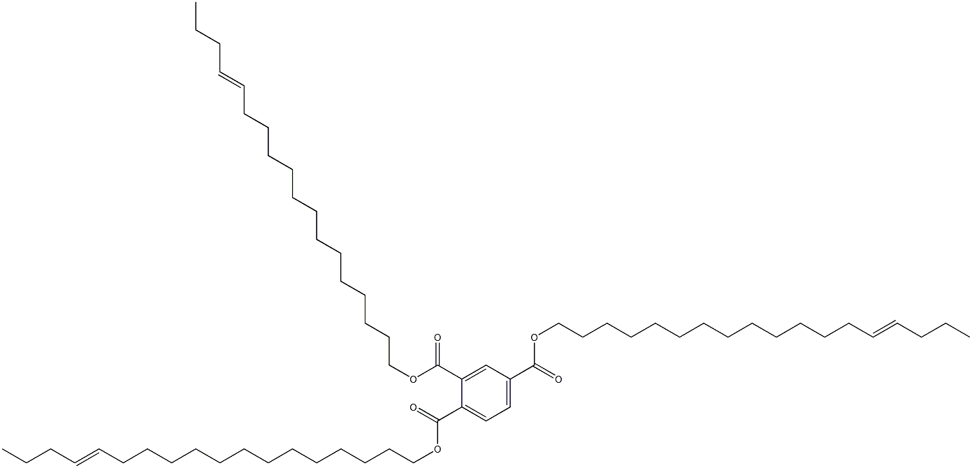 1,2,4-Benzenetricarboxylic acid tri(14-octadecenyl) ester Struktur