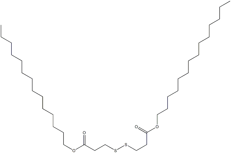 3,3'-Dithiodipropionic acid ditetradecyl ester Struktur