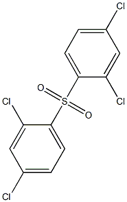 Bis(2,4-dichlorophenyl) sulfone Struktur