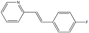 2-(4-Fluorostyryl)pyridine Struktur