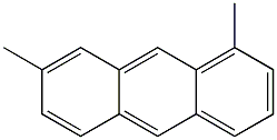 1,7-Dimethylanthracene Struktur