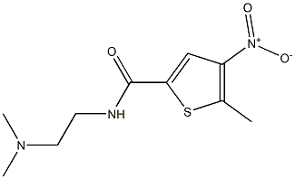 N-[2-(Dimethylamino)ethyl]-5-methyl-4-nitrothiophene-2-carboxamide Struktur