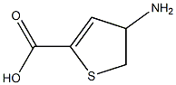 4-Amino-4,5-dihydro-2-thiophenecarboxylic acid Struktur