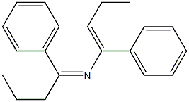 N-(1-Phenylbutylidene)-1-phenyl-1-butenylamine Struktur