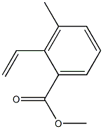 2-Ethenyl-3-methylbenzoic acid methyl ester Struktur