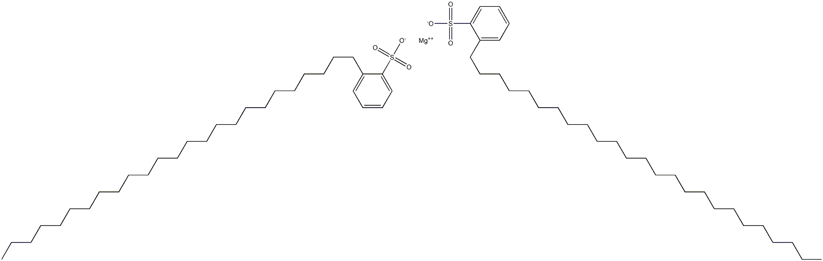 Bis(2-pentacosylbenzenesulfonic acid)magnesium salt Struktur