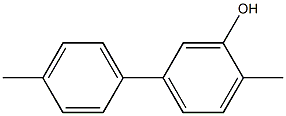 5-(4-Methylphenyl)-2-methylphenol Struktur