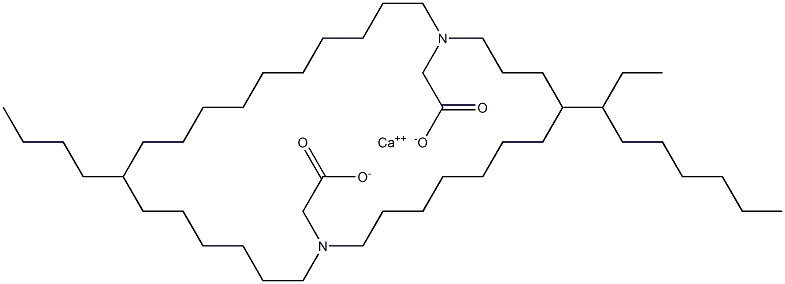 Bis[N,N-diundecylglycine]calcium salt Struktur