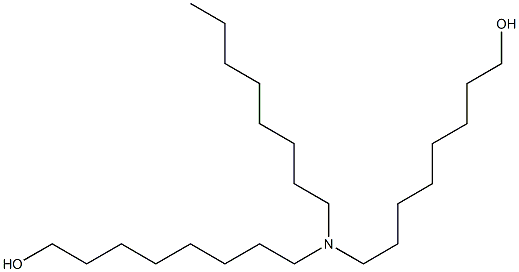 8,8'-(Octylimino)bis(1-octanol) Struktur